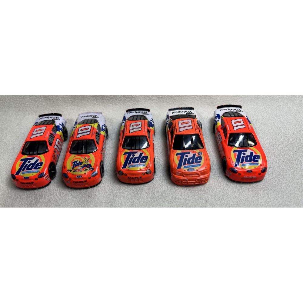 Lot of 5 1990's Tide Ricky‎ Rudd #10 Racing Cars Diecast Collectibles